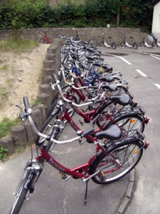 Fuhrpark der Radfahrschule für Erwachsene