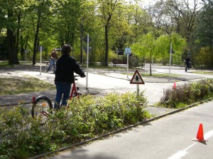 Übungsort Radfahrschule für Erwachsene Berlin Steglitz